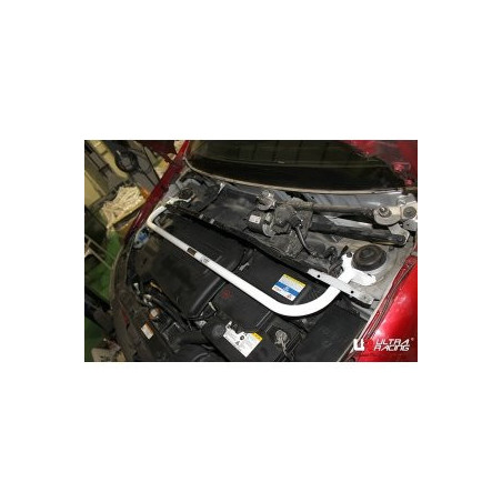 BARRA DE TORRETAS DELANTERA ULTRA RACING 2 PUNTOS PARA HYUNDAI CLICK (TB) 1.3 2WD 2002-2011