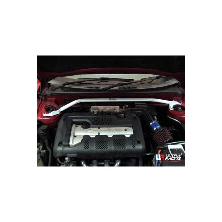 BARRA DE TORRETAS DELANTERA ULTRA RACING 2 PUNTOS PARA HYUNDAI COUPÉ 2ª GEN. (GK) 2.0 2WD 2001-2009
