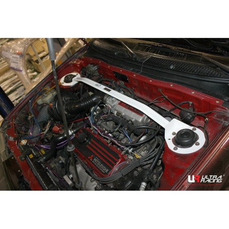 BARRA DE TORRETAS DELANTERA ULTRA RACING 2 PUNTOS PARA HYUNDAI EXCEL 2ª GEN. (X2) 1.5 2WD 1989-1995