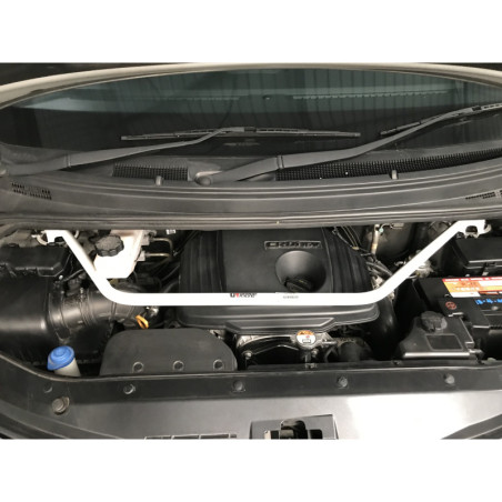 BARRA DE TORRETAS DELANTERA ULTRA RACING 2 PUNTOS PARA HYUNDAI GRAND STAREX-VAN 2ª GEN. (TQ) 2.5D 2WD 2007-PRESENTE