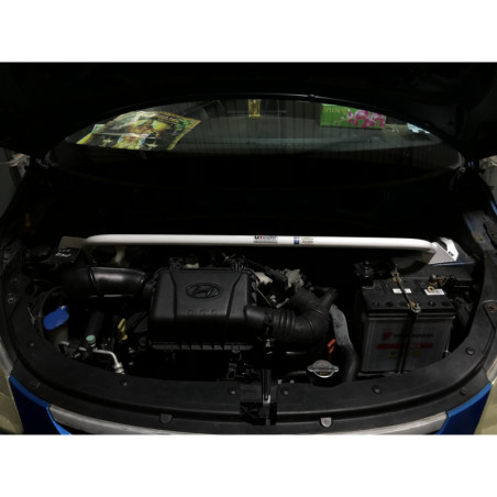 BARRA DE TORRETAS DELANTERA ULTRA RACING 2 PUNTOS PARA HYUNDAI I10 1ª GEN. (PA) 1.1 2WD 2007-2016