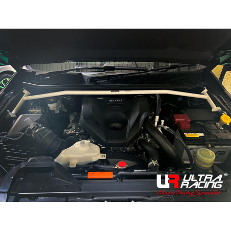 BARRA DE TORRETAS DELANTERA ULTRA RACING 4 PUNTOS PARA ISUZU D-MAX 3ª GEN. (RG) 3.0D 4WD AT 2019-PRESENTE