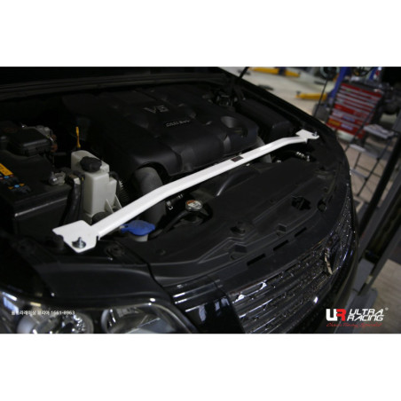 BARRA DE TORRETAS DELANTERA ULTRA RACING 2 PUNTOS PARA KIA MOHAVE 1ª GEN. (HM) 3.0D 4WD 2008-2019