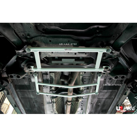 BARRA INFERIOR CENTRAL ULTRA RACING 4 PUNTOS PARA LAND ROVER FREELANDER 2 (L359) 2.2D 2WD 2006-2014