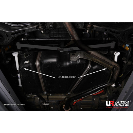 BARRA LATERAL INFERIOR TRASERA ULTRA RACING 4 PUNTOS PARA LEXUS ES 300H 7ª GEN. (XZ10) 2.5 2WD HYBIRD 2018-PRESENTE