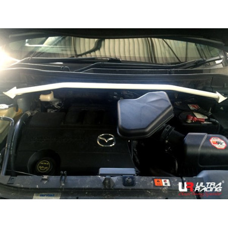 BARRA DE TORRETAS DELANTERA ULTRA RACING 2 PUNTOS PARA MAZDA CX-9 1ª GEN. (TB) 3.7 4WD 2006-2015
