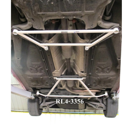 BARRA INFERIOR TRASERA ULTRA RACING 4 PUNTOS PARA MG 6 1ª GEN. 1.8 2WD THAILAND ASSEMBLY 2009-2016