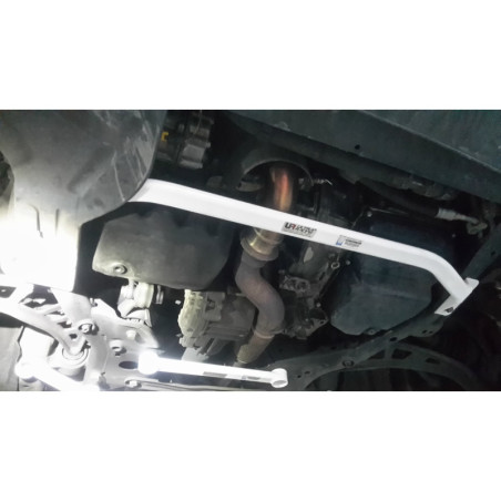 BARRA INFERIOR DELANTERA ULTRA RACING 2 PUNTOS PARA MINI COUNTRY MAN 1ª GEN. R60 1.6T 4WD 2010-2016