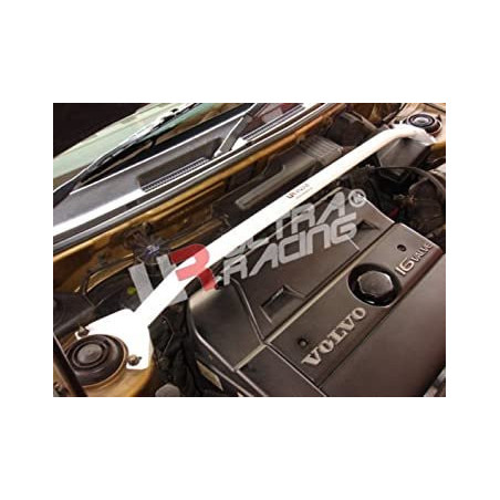 BARRA DE TORRETAS DELANTERA ULTRA RACING 2 PUNTOS PARA MITSUBISHI CARISMA 1.6 2WD 1995-2004