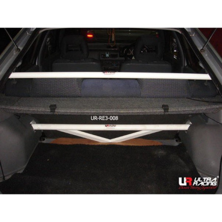 BARRA SUPERIOR TRASERA ULTRA RACING 2 PUNTOS PARA MITSUBISHI CHAMP 2ª GEN. 1.5 2WD SEDÁN MT 1983-1988