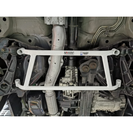 BARRA INFERIOR DELANTERA ULTRA RACING 4 PUNTOS PARA MITSUBISHI EVO 1 1ª GEN. (CD9A) 2.0T 4WD 1992-1994