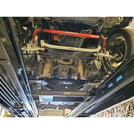 BARRA INFERIOR DELANTERA ULTRA RACING 2 PUNTOS PARA NISSAN FAIRLADY (350Z)(Z33) 3.5 V6 2WD COUPÉ 2002-2008