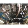BARRA INFERIOR LATERAL ULTRA RACING 6 PUNTOS PARA NISSAN SKYLINE 10ª GEN. (GTR 34) 2.6TT 4WD 1999-2002