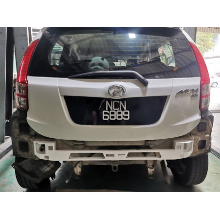 BARRA ANTI-COLISIÓN TRASERA ULTRA RACING 2 PUNTOS PARA PERODUA MYVI LAGI BEST 2ª GEN. (M600) 1.3 2WD 2011-2017