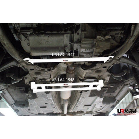 BARRA INFERIOR DELANTERA ULTRA RACING 2 PUNTOS PARA PEUGEOT 407 2.0 2WD 2003-2010