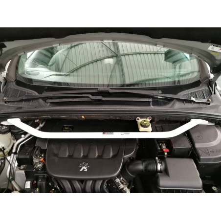 BARRA DE TORRETAS DELANTERA ULTRA RACING 2 PUNTOS PARA PEUGEOT 408 1ª GEN. (T7) 1.6T 2WD 2010-PRESENTE