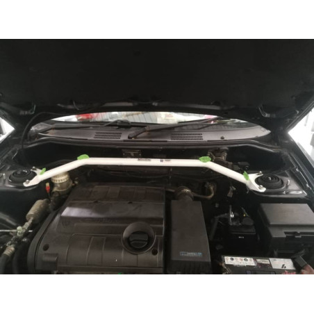 BARRA DE TORRETAS DELANTERA ULTRA RACING 2 PUNTOS PARA PROTON WAJA 1.8 2WD NORMAL ENGINE 2000-2011