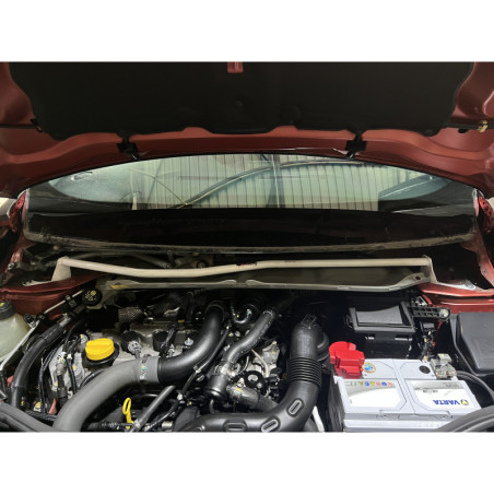 BARRA DE TORRETAS DELANTERA ULTRA RACING 2 PUNTOS PARA RENAULT CAPTUR 1ª GEN. 1.2 2WD 2013-2019