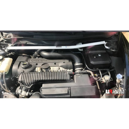 BARRA DE TORRETAS DELANTERA ULTRA RACING 2 PUNTOS PARA VOLVO C30 2.0 2WD 2006-2013