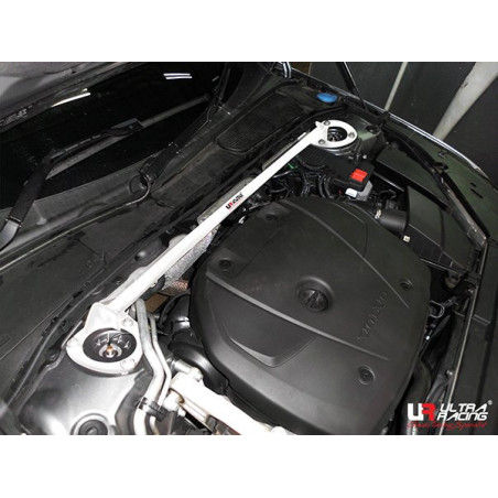 BARRA DE TORRETAS DELANTERA ULTRA RACING 2 PUNTOS PARA VOLVO V90 T8 2.0T TWIN CHARGE 2WD HYBRID 2017-PRESENTE