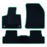 ALFOMBRA A MEDIDA PEUGEOT 3008 (2016-PRESENTE) CP RIBETE VERDE