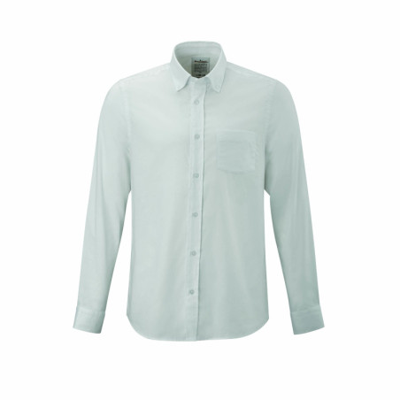 CAMISA DE MANGA LARGA DE ALGODÓN BLANCA TALLA S