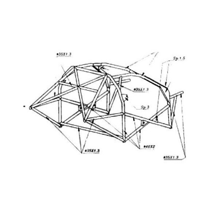 ROLL CAGE OMP AB/106/203A
