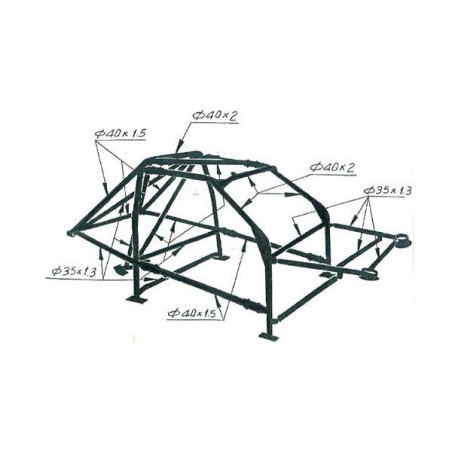 JAULA ANTIVUELCO OMP AB/106/68B