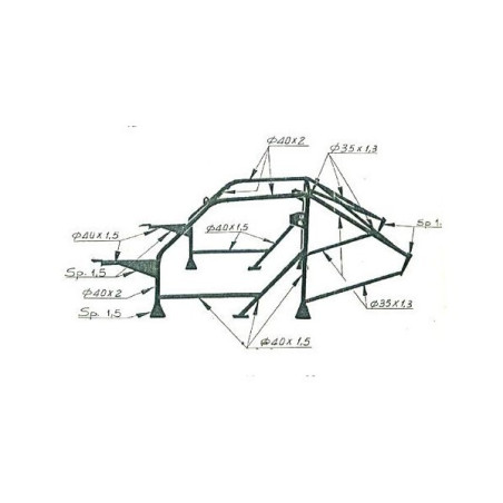 JAULA ANTIVUELCO OMP AB/106/86A