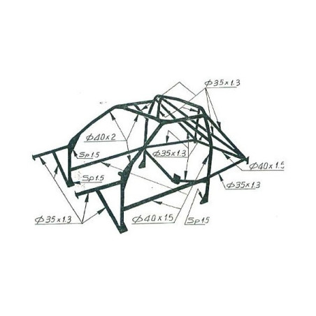 ROLL CAGE OMP AB/106/98A