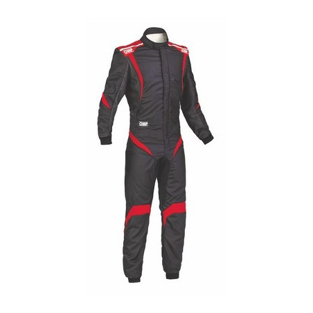 (OUTLET) JUMPSUIT OMP ONE-S1 BLACK/RED SIZE 50