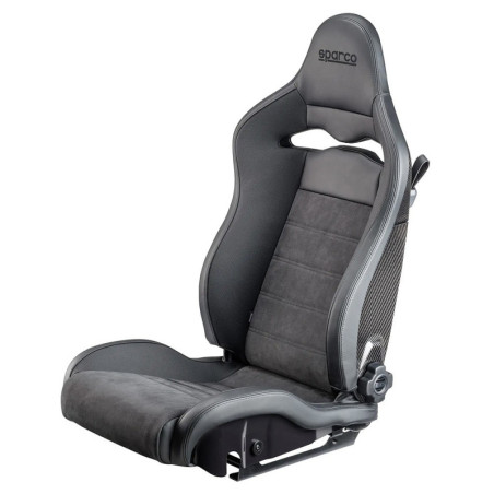 ASIENTO SPX SPARCO PIEL ALCANTARA NEGRO PILOTO