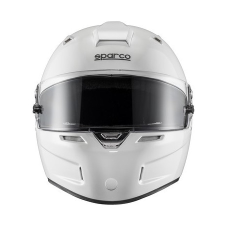 SPARCO SKY KF-5W KEVLAR/FIBERGLASS FIA TG HELMET. XXL WHITE