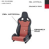 ASIENTO RECARO SPORTSTER CS AIRBAG CALEFACCION PIEL ARTIFICIAL NEGRO/DINAMICA ROJO PILOTO