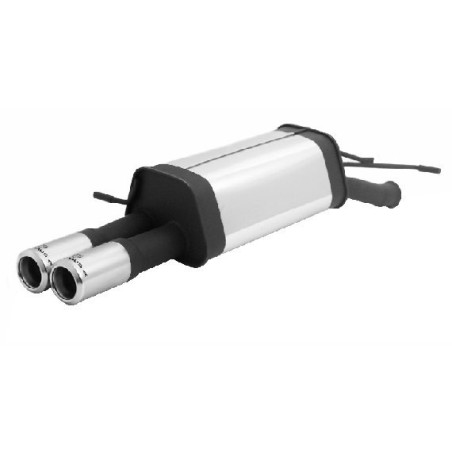 ESCAPE TRASERO REMUS 2 COLAS DE 84MM