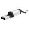 ESCAPE TRASERO REMUS 2 COLAS DE 92X78MM CROMO