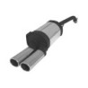 ESCAPE TRASERO REMUS 2 COLAS DE 82X67MM CROMO