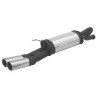 ESCAPE TRASERO REMUS CON 2 COLAS DE 92X78MM CROMO