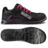 ZAPATILLAS SPARCO PRACTICE JODY TALLA 37 NEGRO/ROSA S1P SRC