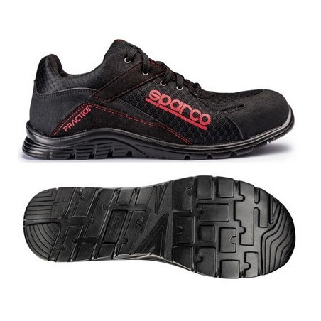 ZAPATILLAS SPARCO PRACTICE NIGEL TALLA 44 NEGRO S1P SRC