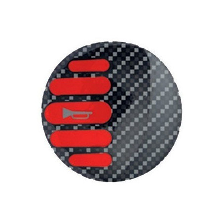 STEERING PUSH BUTTON STICKER