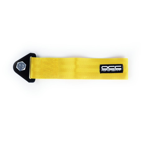 Cinta de remolque de nylon amarilla | OCC Sport