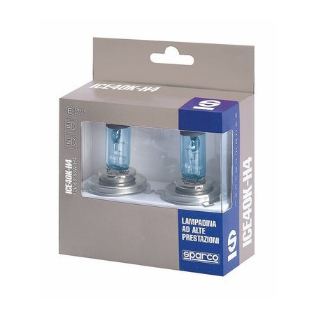 (OUTLET)BOMBILLAS SPARCO ICE40K-H4 12V 60/55W - 2 PZ