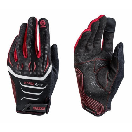 GUANTES HYPERGRIP TALLA 9 NEGRO/RE