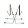 OMP HARNESS 6 POINTS ONE-D 2&quot PULL UP - MAGNESIUM FREE FIA 8853-2016 BLACK / WHITE