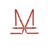 OMP HARNESS 6 POINTS ONE 2&quot PULL UP RED
