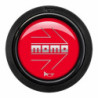 PULSADOR MOMO ARROW LOGO.POLIBOTINES MOMO ROJO.-CHR.2C F