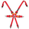 OCC 6-POINT HARNESS 3 INCH RED FIA NEW
