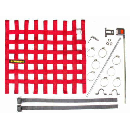 RED DE VENTANA DEL MISMO TAMAÑO II INCL. MONTAJE MATERIALES ADECUADOS ROJO SCHROTH