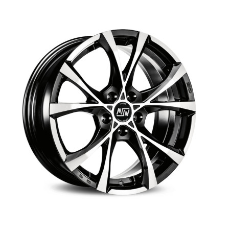 RIM MSW CROSS OVER 8x18 ET38 5x105 BLACK FULL POLISHED (GBFP) KBA NAD